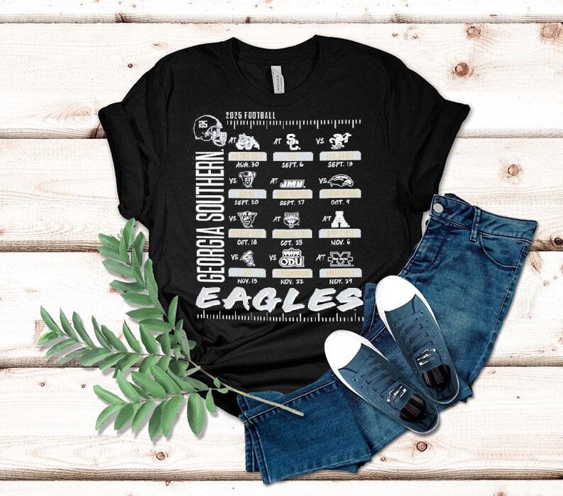 Georgia Southern Eagles Football Champion 2025 Shirt 4 Georgia Southern Eagles Football Champion Tshirt