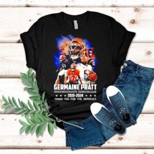 Germaine Pratt Cincinnati Bengals 2019-2024 Thank You For The Memories Signatures Shirt