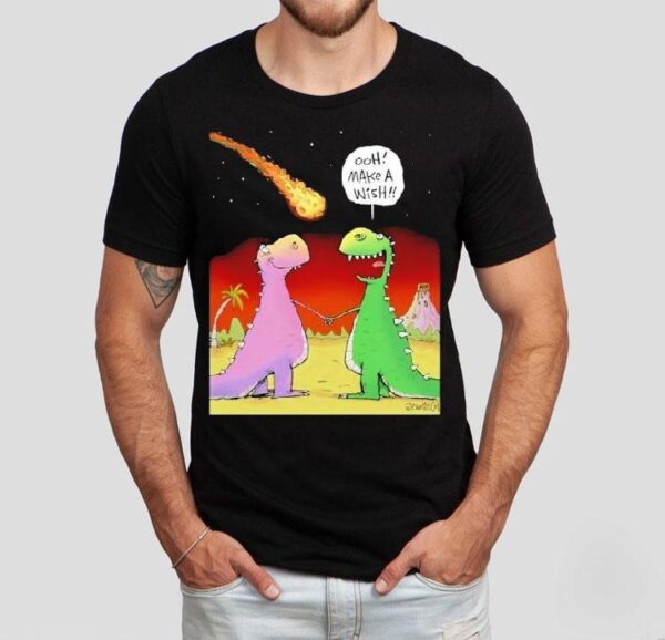 Glenn Mccoy Ooh Make A Wish Dinosaur Shirt