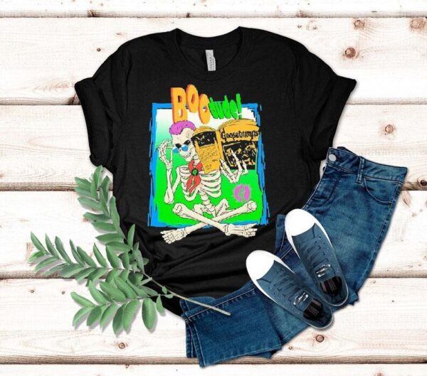 Goosebumps Boo Dude! Skeleton Shirt
