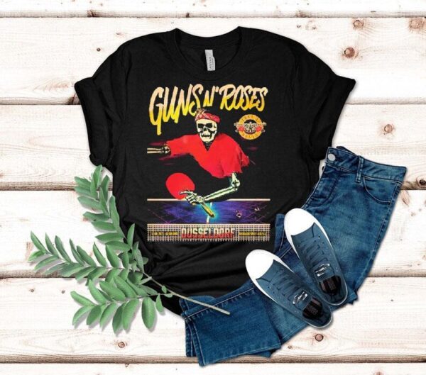Guns N’ Roses Dusseldorf June 18, 2025 Merkur Spiel Arena Skeleton Shirt