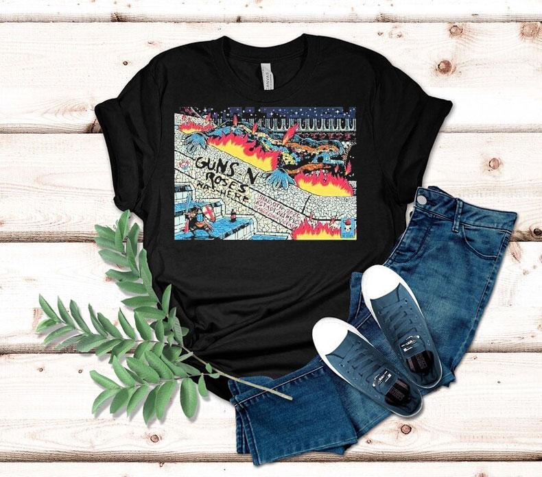 Guns N Roses In Barcelona At Estadi Olimpic Lluis Companys 9 Jun 2025 Shirt 4 Guns N Roses In Barcelona At Estadi Olimpic Lluis Companys Jun Tshirt