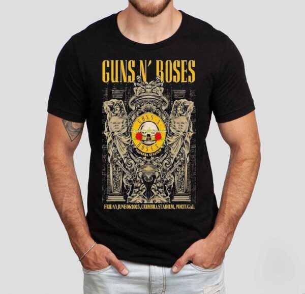 Guns N’ Roses Tour Friday June 06 2025 Coimbra Stadium Portugal Shirt
