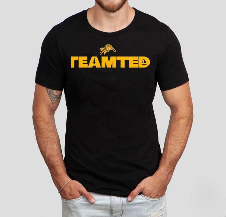 Hamilton Tiger-cats Teamted Special Shirt 4 Hamilton Tiger Cats Teamted Special Tshirt