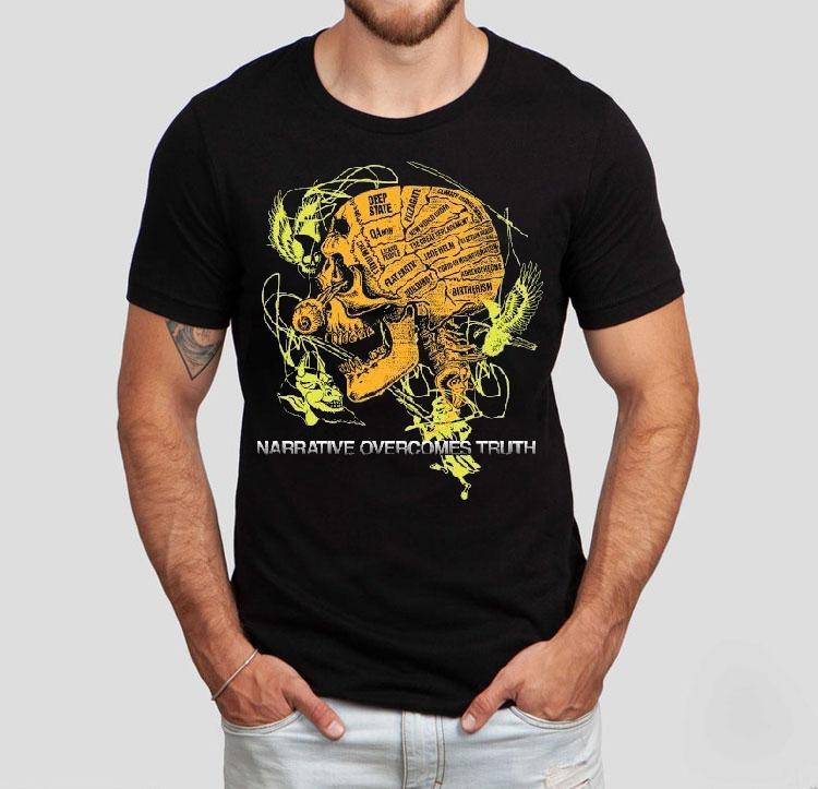 Hasan Piker Narrative Overcomes Truth Skull Shirt 4 Hasan Piker Narrative Overcomes Truth Skull Tshirt
