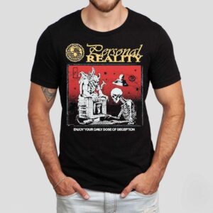 Hasan Piker Personal Reality Enjoy Your Daily Dose Of Deception Skeleton Devil Computer Shirt