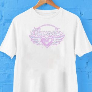 Hevenshe Airbrush Heart Wings Shirt