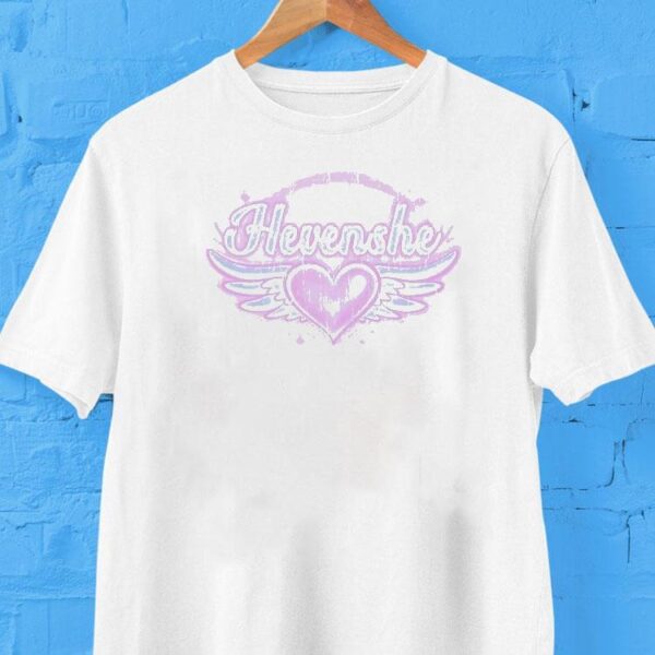 Hevenshe Airbrush Heart Wings Shirt