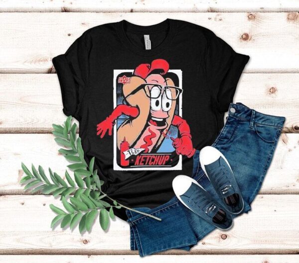 Hot Dog Ketchup Cleveland Team Shirt