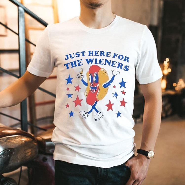 Hotdog Just Here For The Wieners 4th Of July Usa Shirt 2 Hotdog Just Here For The Wieners Th Of July Usa Tshirt