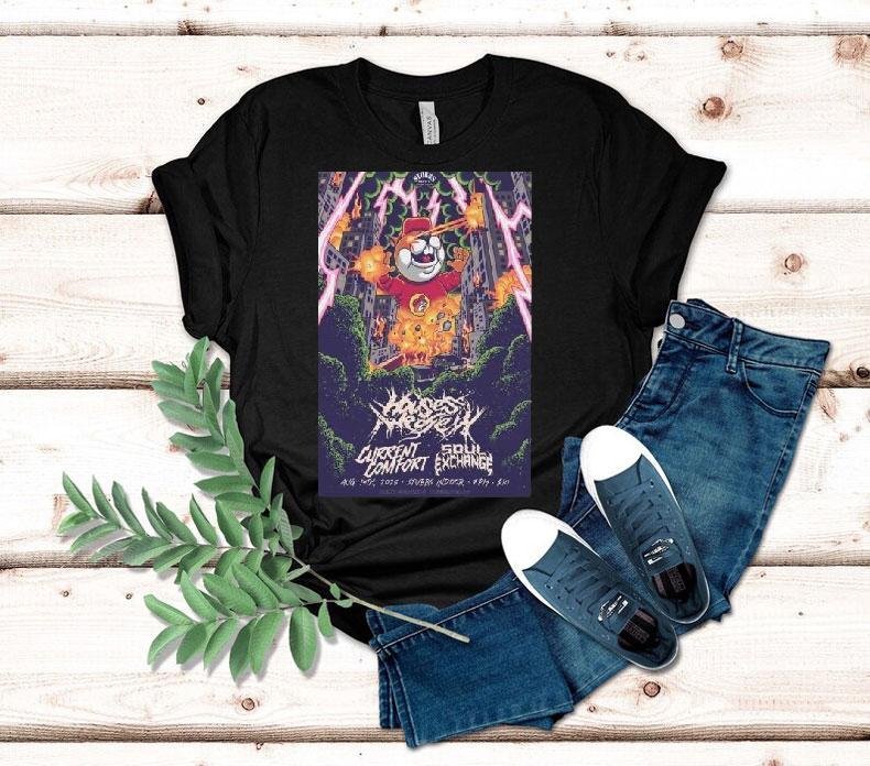 Houses We Die In Current Comfort Soul Exchange August 14, 2025 Austin, Tx. Stubb's Indoors Shirt 4 Houses We Die In Current Comfort Soul Exchange August Austin Tx Stubb S Indoors Tshirt