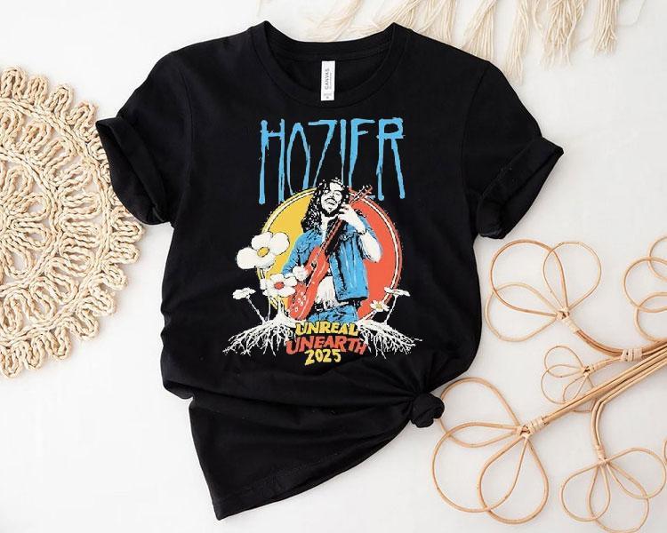 Hozier Unreal Unearth 2025 Flower Tour Shirt 4 Hozier Unreal Unearth Flower Tour Tshirt