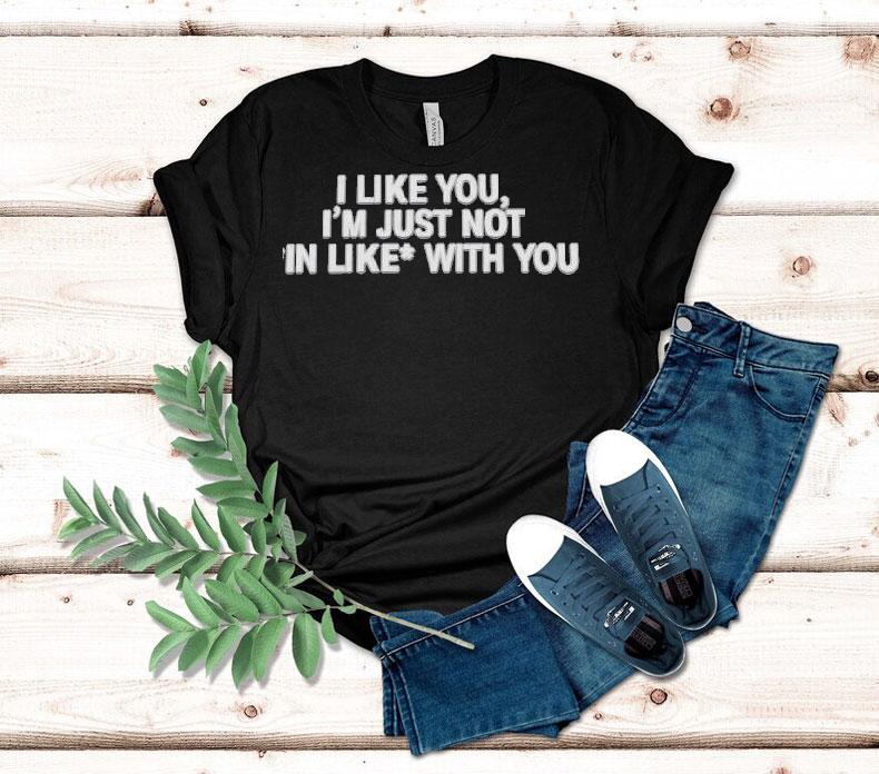 I Like You I’m Just Not In Like With You Shirt 4 I Like You I M Just Not In Like With You Tshirt