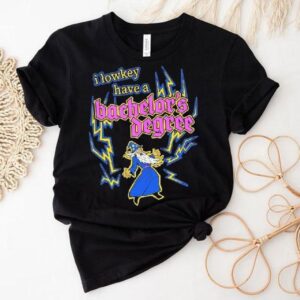 I Lowkey Have A Bachelor S Degree Wizard Tshirt