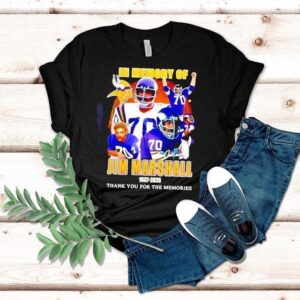 In Memory Of Jim Marshall 1937-2025 Signature Thank You For The Memories Shirt