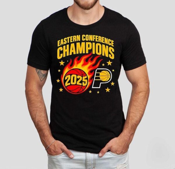Indiana Pacers Eastern Conference Champions 2025 Shirt