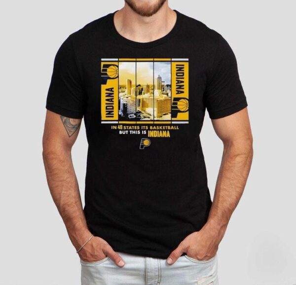 Indiana Pacers Stadium Essentials Skyline Boxout Shirt