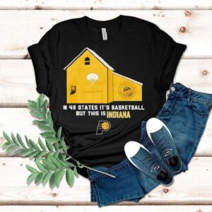 Indiana Pacers Stadium Essentials Unisex In 49 States Shirt