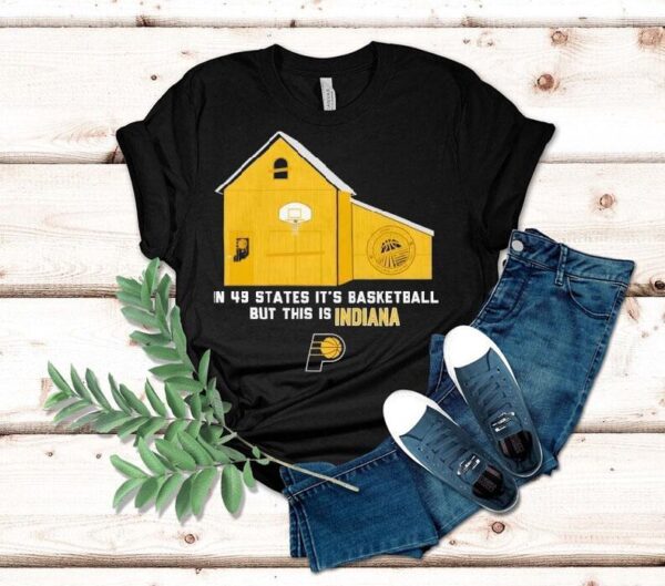 Indiana Pacers Stadium Essentials Unisex In 49 States Shirt