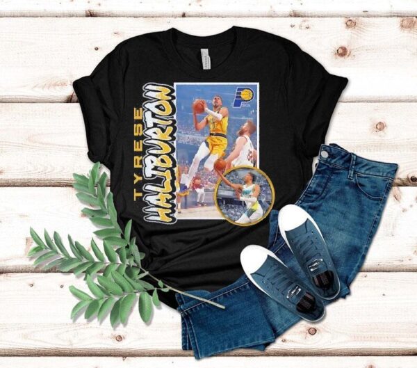 Indiana Pacers Tyrese Haliburton Lay Up Shirt