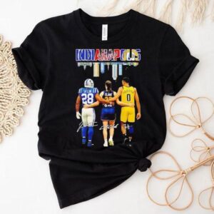 Indianapolis City Skyline Legends Taylor Clark And Haliburton Signatures Shirt