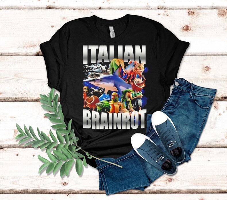 Italian Brainrot Shark Shirt 4 Italian Brainrot Shark Tshirt