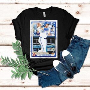 Jac Caglianone 1st Bowman Kansas City Royals Card Shirt