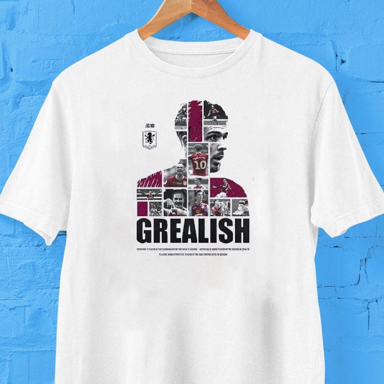 Jack Grealish Aston Villa Fc Shirt 2 Jack Grealish Aston Villa Fc Tshirt