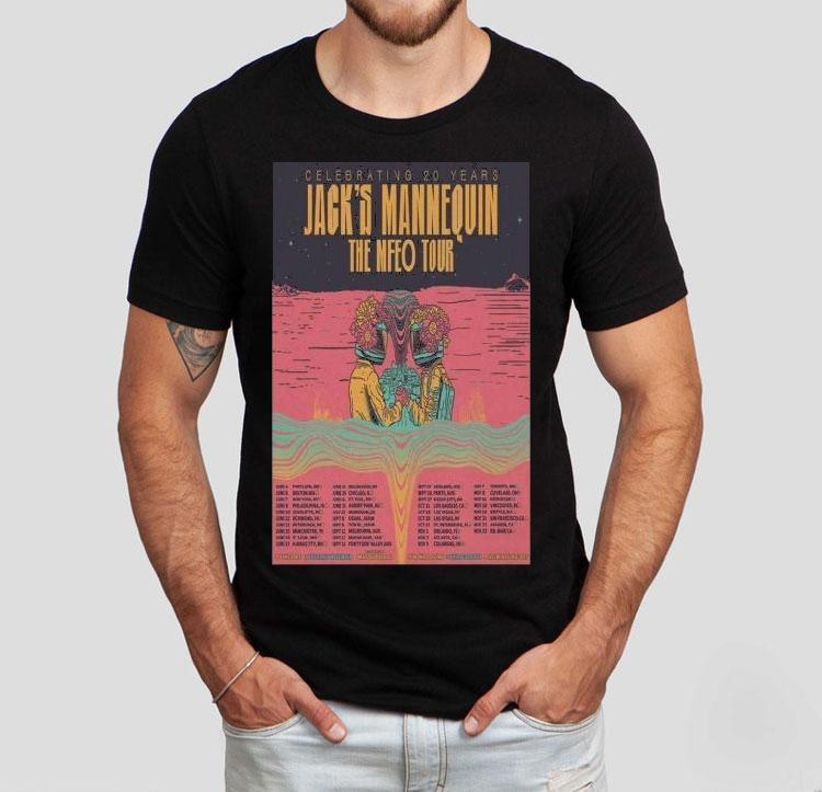 Jack's Mannequin Celebrating 20 Years The Mfeo Tour Boston, Ma June 6 2025 Tour Dates Shirt 4 Jack S Mannequin Celebrating Years The Mfeo Tour Boston Ma June Tour Dates Tshirt
