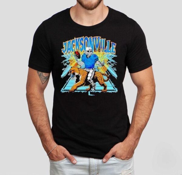 Jacksonville Football Skeleton Graphic Shirt