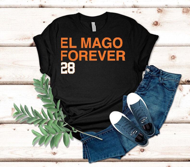 Javier Baez Detroit Tigers El Mago Forever 28 Shirt 4 Javier Baez Detroit Tigers El Mago Forever Tshirt