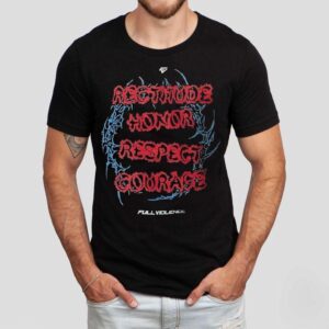 Jiri Prochazka Code Rectitude Honor Respect Courage Full Violence Shirt