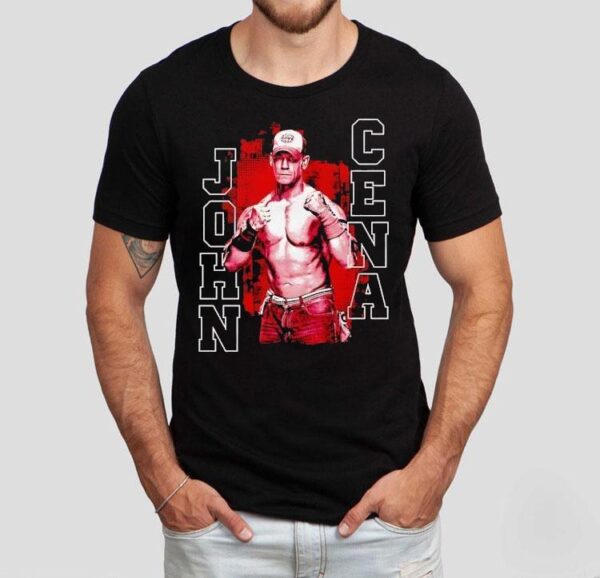John Cena Red Monochrome Shirt