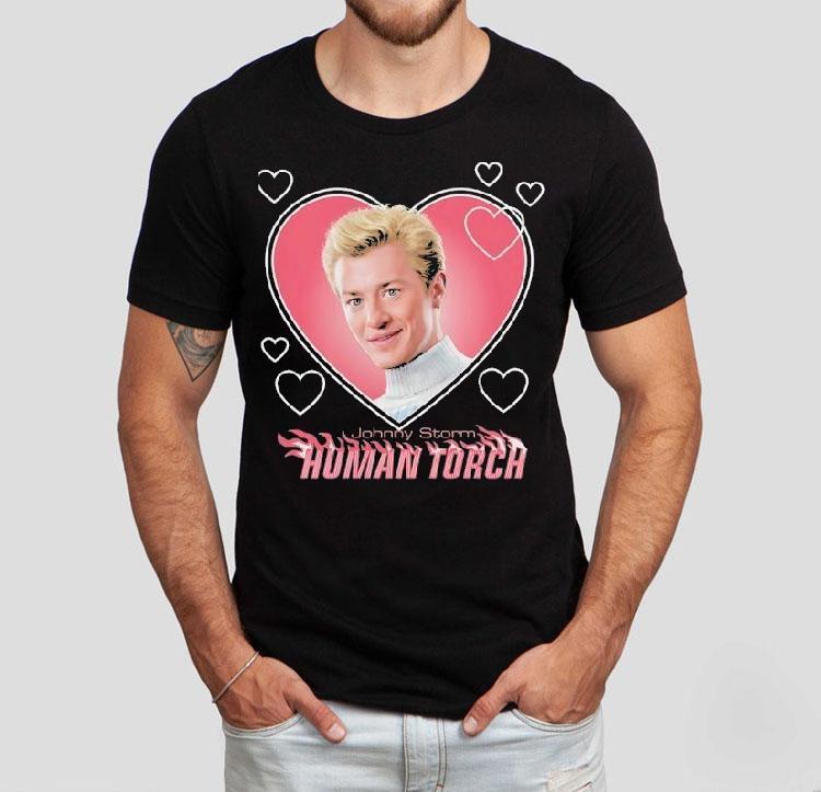 Johnny Storm Human Torch Shirt 4 Johnny Storm Human Torch Tshirt