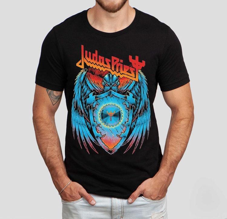 Judas Priest Shield Of Pain Tour 2025 Shield Wings Shirt 4 Judas Priest Shield Of Pain Tour Shield Wings Tshirt