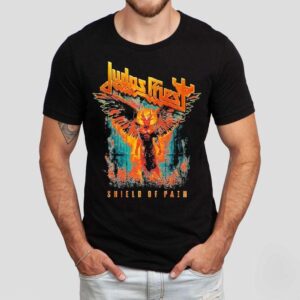Judas Priest Shield Of Pain Tour Winged Demon Tshirt