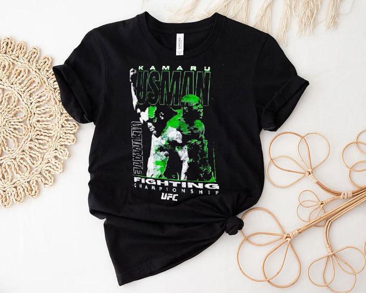 Kamaru Usman Fighter Graphic Championship Shirt 4 Kamaru Usman Fighter Graphic Championship Tshirt