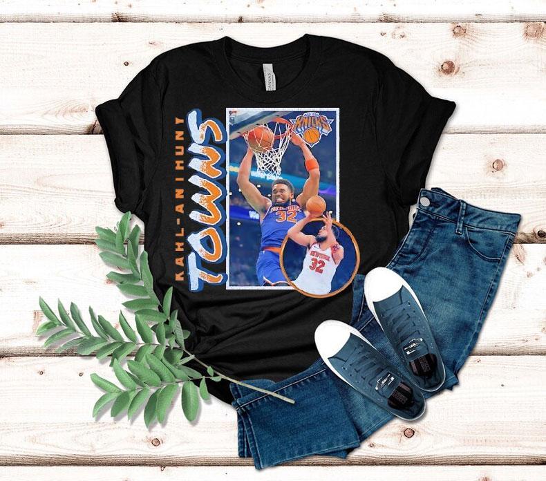 Karl-anthony Towns New York Knicks Basketball Vintage Shirt 4 Karl Anthony Towns New York Knicks Basketball Vintage Tshirt