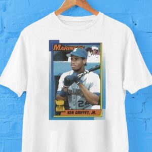 Ken Griffey Jr Acyn Topps Card Seattle Mariners Shirt