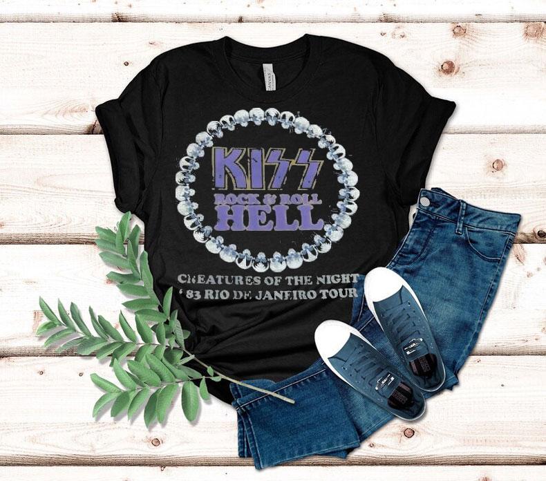 Kiss Rock And Roll Hell Creatures Of The Night 1983 Rio De Janeiro Tour Shirt 4 Kiss Rock And Roll Hell Creatures Of The Night Rio De Janeiro Tour Tshirt
