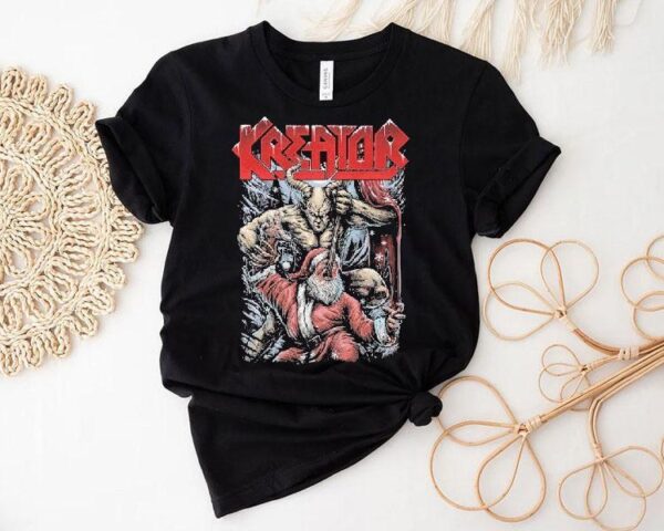 Kreator X-mas ber Alles Santa Christmas Shirt