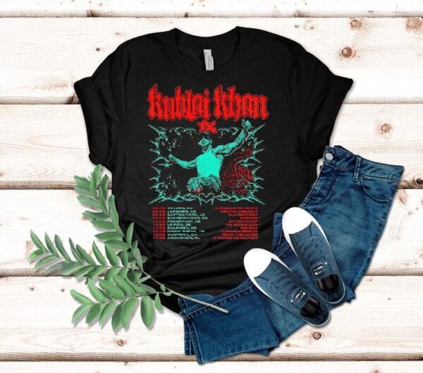 Kublai Khan Tx 2025 European And Uk Tour Summer Dates Shirt