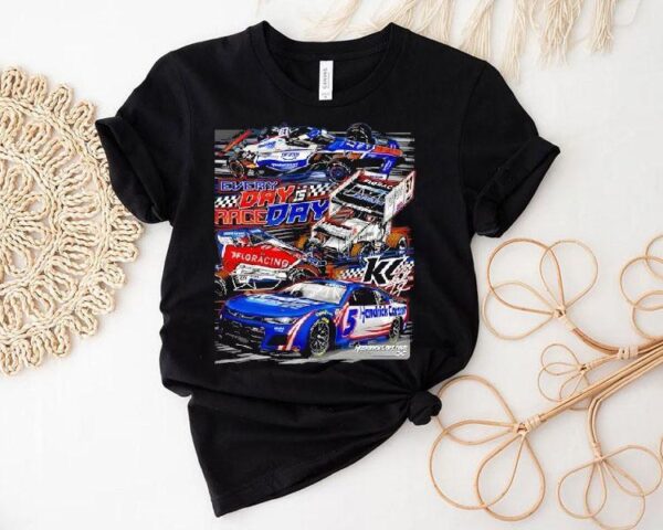 Kyle Larson #5 2025 Hendrickcars.com Every Day Is Race Day Shirt