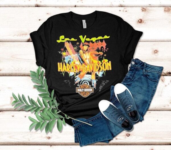Las Vegas Motorcycles-harley Davidson Shirt