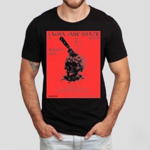 Laura Jane Grace August Tour 2025 The Bronze Peacock At House Of Blues Houston Shirt