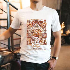 Leon Bridges Los Angeles, Ca 2025 Hollywood Bowl Shirt
