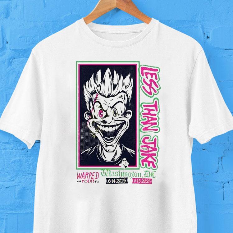 Less Than Jake At Vans Warped Tour 2 Shows In Washington Dc On June 14-15 2025 Shirt 2 Less Than Jake At Vans Warped Tour Shows In Washington Dc On June Tshirt