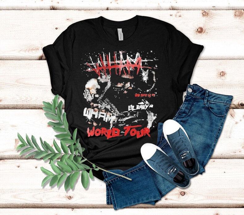 Lil Baby Who Hard As Me Wham World Tour 2025 Photo Shirt 4 Lil Baby Who Hard As Me Wham World Tour Photo Tshirt