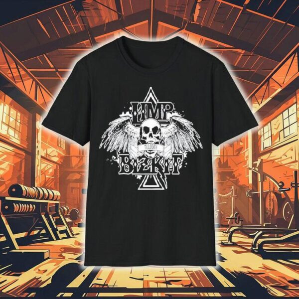 Limp Bizkit Till Death Tour Skull Wings Shirt