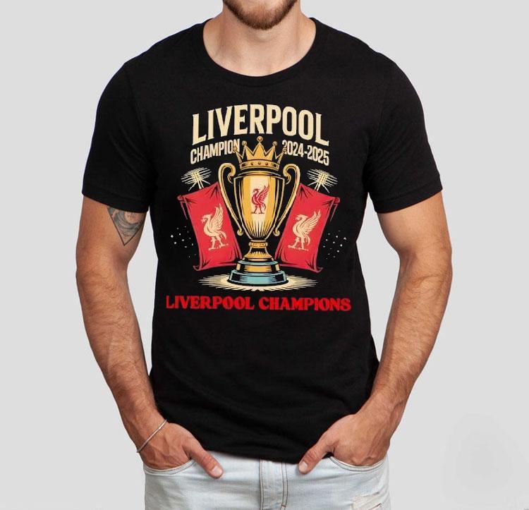 Liverpool Champion 2024-2025 Liverpool Champions Shirt 4 Liverpool Champion Liverpool Champions Tshirt